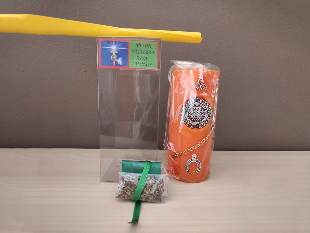 Velones con Talismán Abre Caminos - Laura Casart