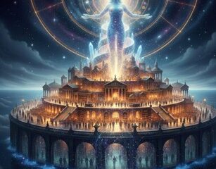 Imagen espiritual sobre Qué es la Supraconciencia y la conexión con la conciencia superior.